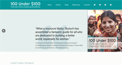 Desktop Screenshot of 100under100.org